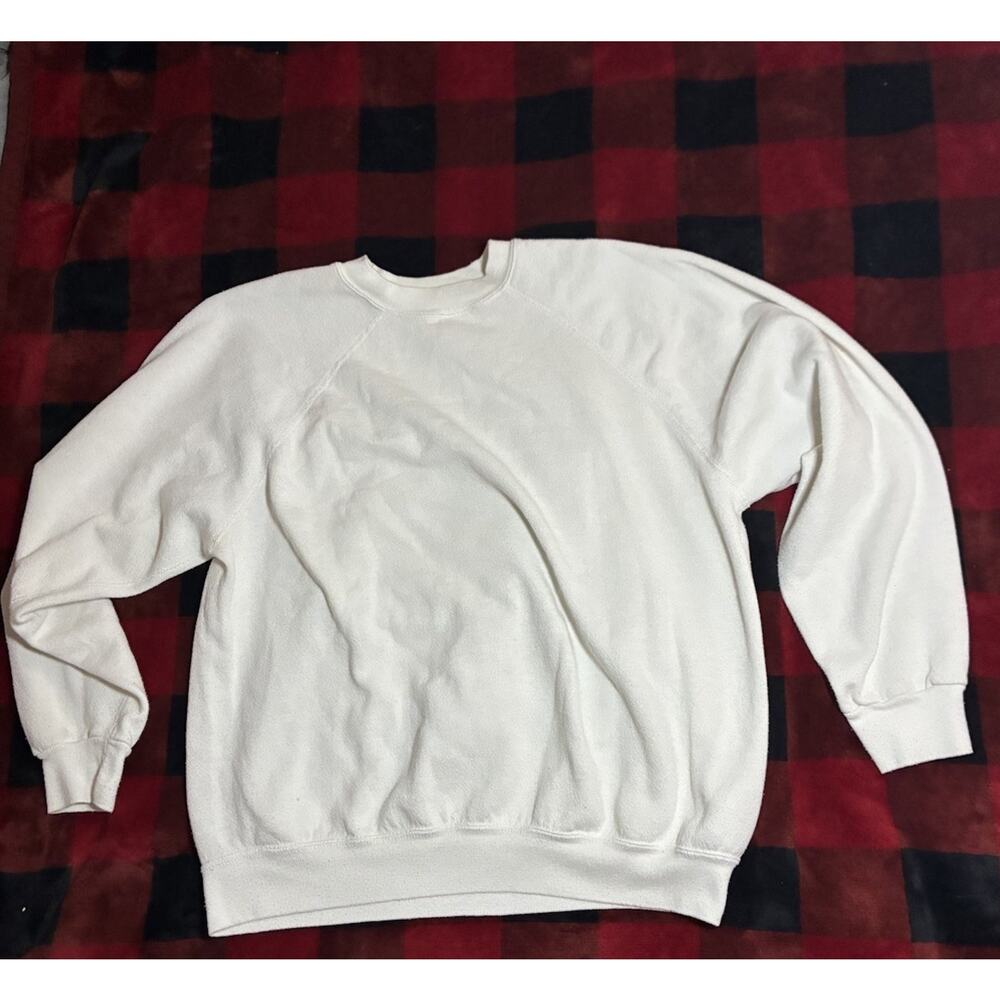 Made In USA Vintage USA Military Men/Women Support Crew Neck Sweater Size Large - Picture 4 of 5